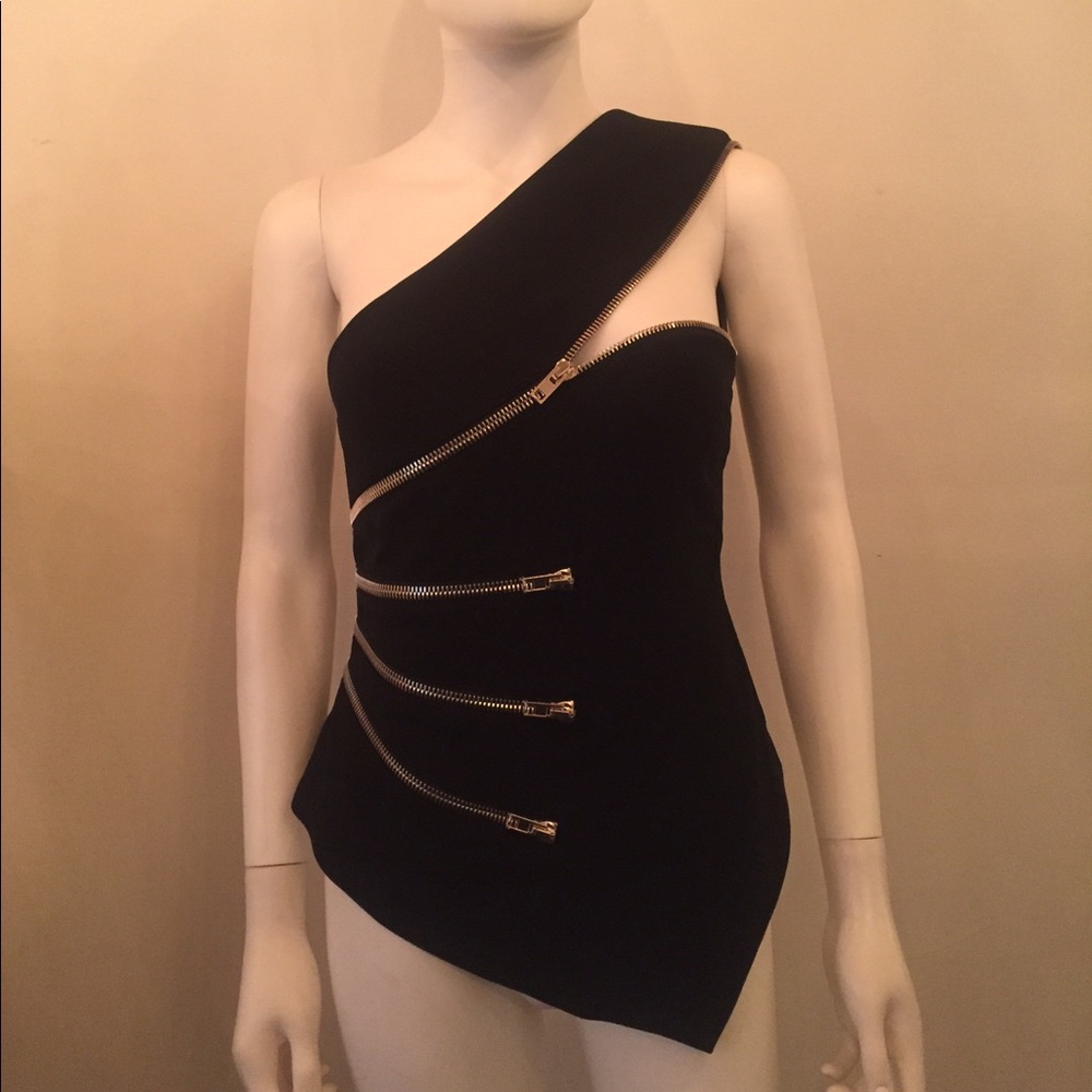 Alexander Wang zip detail top